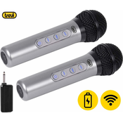 TREVI komplet brezžičnih mikrofonov EM 415R, 2x mikrofon, po