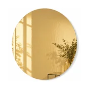 Stensko ogledalo HOUSEVITAMIN, premer 80 cm, zlato