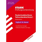 STARK Lösungen zu Englisch - Realschulabschluss 2026 Niedersachsen - Prüfungsvorbereitung