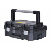 Prostorni alatni kofer s ukljucenom pjenastom podlogom PRO-STACK™ I serije, Stanley, s dugom aluminijskom ruckom.