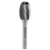 GRAPHITE Rezalnik za kovino HM, tip E (oval), 16 x 25 mm, steblo 6 x 45 mm