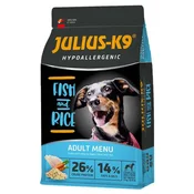 Julius K9 adult Hypoallergenic - riba i pirinac, 12 kg