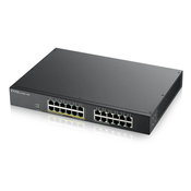 Zyxel GS1900-24EP, Upravljano, L2, Gigabit Ethernet (10/100/1000), Puni dostrani ispis, Podrška za napajanje putem Etherneta (PoE), Montaža u poslužiteljski ormar
