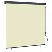 vidaXL Zunanje rolo senčilo 160x250 cm krem