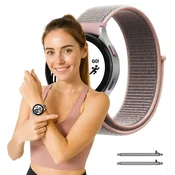 Pašček za Samsung Galaxy Watch 5 6 7 40/42/46mm Classic Pro roza 20mm