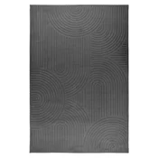 Kayoom RAVNO TKANA PREPROGA 80/150 cm tkano temno siva