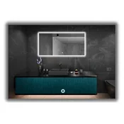 shumee LED osvetljeno ogledalo 60x50 vodoodporno IP65 s stikalom na dotik