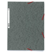 Kartoteke z gumico A4 400 g/m2 - sive