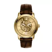 Ročna ura Fossil Fossil Heritage ME3279 Rjava