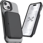 Maska Ghostek Exec novcanik maska za Apple iPhone 15 siva