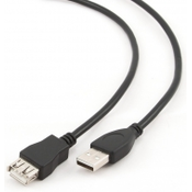 Gembird kabel gembird ccp-usb2-amaf-6 (usb 2.0 tip a f - usb 2.0 tip b m; 1,8 m; črna barva)