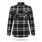 Radwa Bluza Comfy Heavyweight Flannel Shirt črna/bela