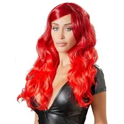 Cottelli Red Long Wavy Wig – Crvena duga talasasta perika