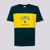 Champion T-Shirt Crewneck Moški Oblačila Majice 219853GS549 Zelena