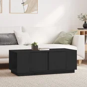 Stolic za kavu crni 110 x 50 x 40 cm od masivne borovine