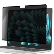 MW MW, Zaščita zaslona za MacBook Air 15 M4/M3/ M2 proti vohunjenju, Prozorno črna, (5000208690)