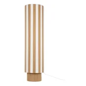 Bela/v naravni barvi stoječa svetilka iz vrvi (višina 106 cm) Vienna Stripes – Leitmotiv