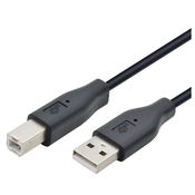 E-GREEN Kabl USB A - USB B M, M 3m crni