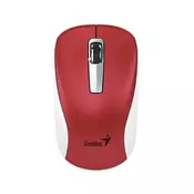 Genius Bežicni miš NX-7010, 1600 DPI, USB, Belo-crveni