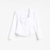 Reserved - Pamucna bluza sa falbanama