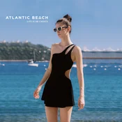 AtlanticBeach Ženski jednodelni kupaci kostim, Crni