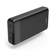 HAMA power bank Eco Power 20, 20000 mAh, 2 A, 2 izlaza: 2x USB-A, mikro USB/USB-C ulaz, crna