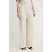 Calvin Klein Palazzo hlače K20K208217 Bež Wide Leg