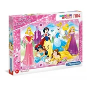 Clementoni Supercolor sestavljanka – Disney Princeske – 104 kosi