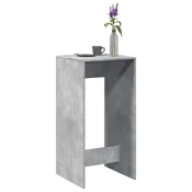 Vidaxl vidaXL Barska miza betonsko siva 51x50x103,5 cm