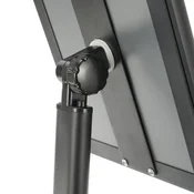 VEVOR Stojalo za znak SW-05 1250x335x295 mm Črno
