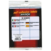 Etikete slep 37x27 mm pk10L Markin 10029 blister