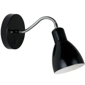 CYCLONE ZIDNA SVJETILJKA ČRNA E14/IP20/15W/220-240V 2512741003