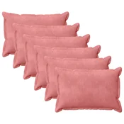 vidaXL Prevleka za blazino 6 pcs HOUTEN Roza 40 x 60 cm Žamet