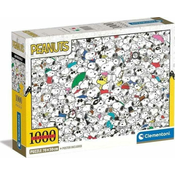 Clementoni Slagalica Impossible Peanuts, 1000 dijelova