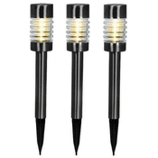 ProGarden Sončna svetilka KO-DT3000240 garden set 3 pcs black