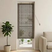 vidaXL Rolo Siva 70 x 220 cm Bambus