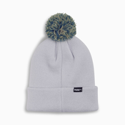 PUMA FC Pom Pom Beanie Hat Youth, Silver Mist