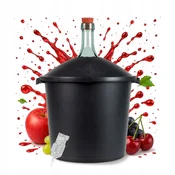 shumee 25L kartuša V VINSKI KOŠARI, DEMISORS, DEBELO STEKLO, steklenica za vino, ZAPRTINA + CEV