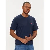 Wrangler Majica Sign Off 112350434 Mornarsko modra Regular Fit