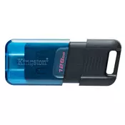 Kingston - USB Kingston DT80M, 128 GB, plavo crni