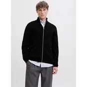 JACK & JONES Pletena jopa JPRBLAMILANO STITCH črna