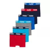 PUMA Spodnjice modra/marine/mornarska/azur/pegasto siva/rdeča