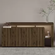HANAH HOME Komoda Beliz Antique Walnut