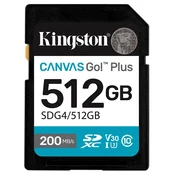 Micro SD Card 512GB Kingston SDG4/512GB class 10 200Mbs/160Mbs