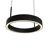 Steinhauer LED viseča svetilka Mykty, črna, dolžina 95 cm, kovina, 4-svetilna. - Dnevna soba/jedilnica - Sodobni