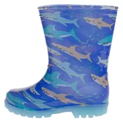Pollino škornji za dež POL1258 Sharks F blue 26