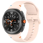 Silikonski pas Techsuit W079 za Samsung Galaxy Watch8 40mm/Watch8 44mm/Watch8 Classic 46mm - kremast
