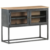 Komoda siva 100 x 30 x 70 cm od masivnog bagremovog drva