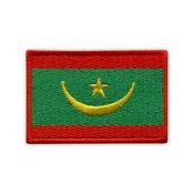 shumee Našitek zastave Mavretanije - 2 - Prišiven - Vezen našitek/značka/emblem