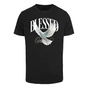 Mister Tee Majica Blessed Forever siva/črna/bela